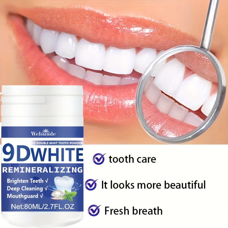 Teeth Whitening Groupon - 9D White Remineralizing Hydroxyapatite Tooth Powder,
