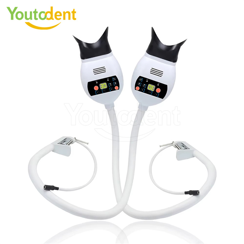 Teeth Whitening Kit With Light - Professional Dental 3Color Light Lamp Teeth
