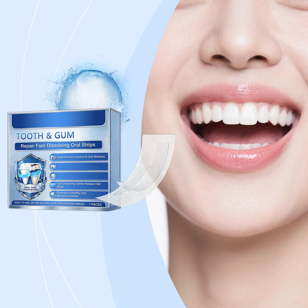 Teeth Whitening Veneers - 7pcs Teeth Whitening Strips Whiten Tooth