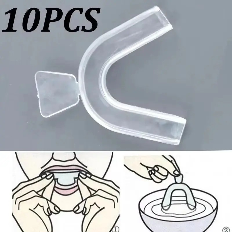Teeth Whitening For Trays - 10Pcs Silicone Mouth Guard Teeth Whitening