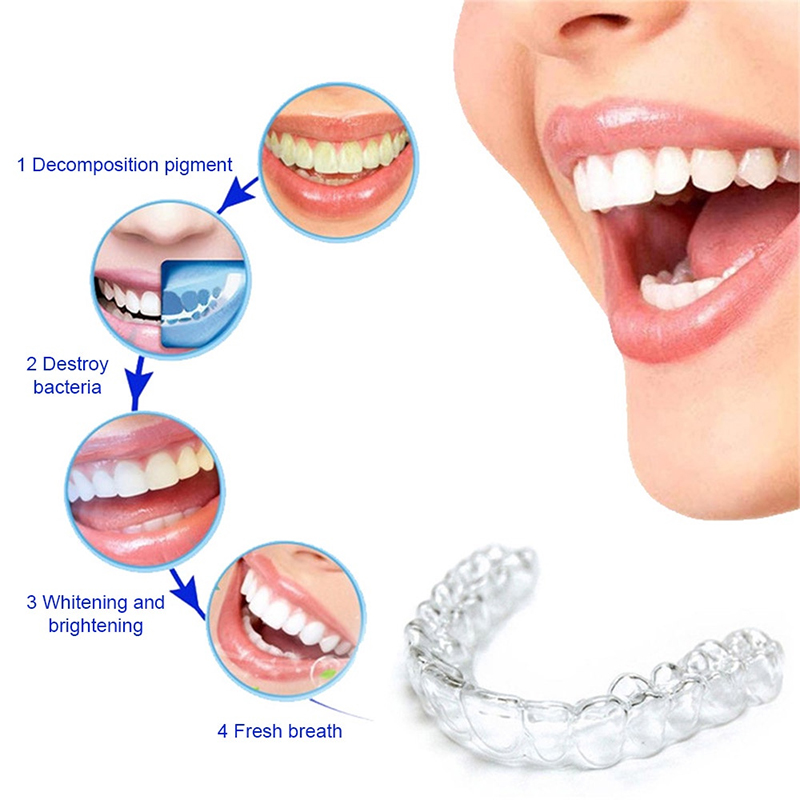 Comfort Fit Silicone Mouth Tra - огляд і ціна Teeth Whitening For Trays