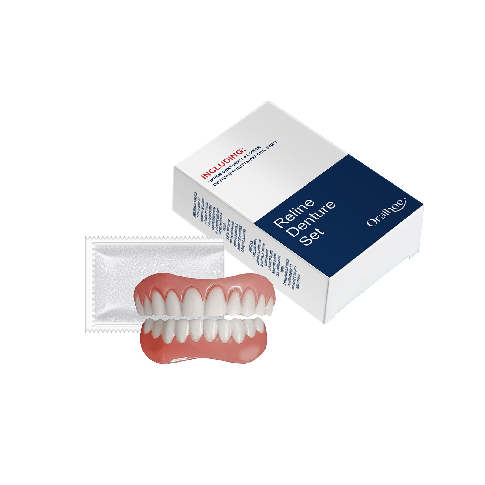 False Teeth Dentures Temporary - огляд і ціна Teeth Whitening Veneers