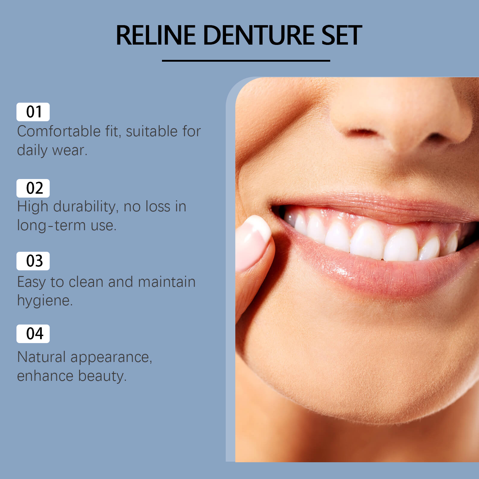 False Teeth Dentures Temporary - огляд і ціна Teeth Whitening Veneers
