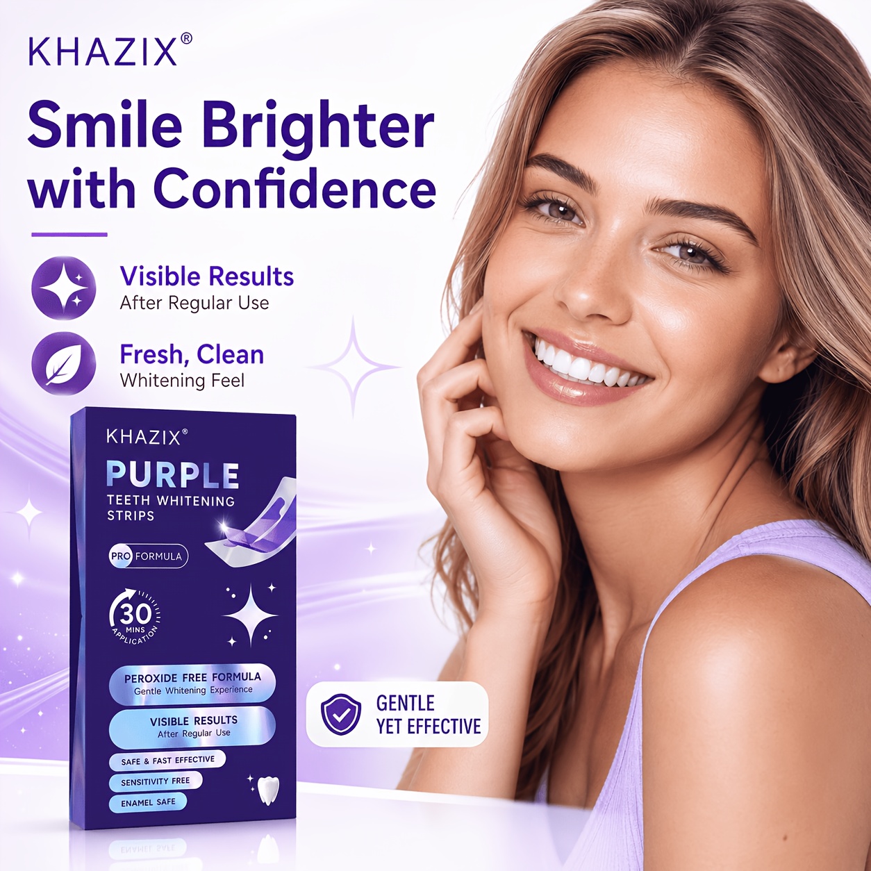 1/10pairs Purple Teeth Whiteni - огляд і ціна Teeth Whitening Street