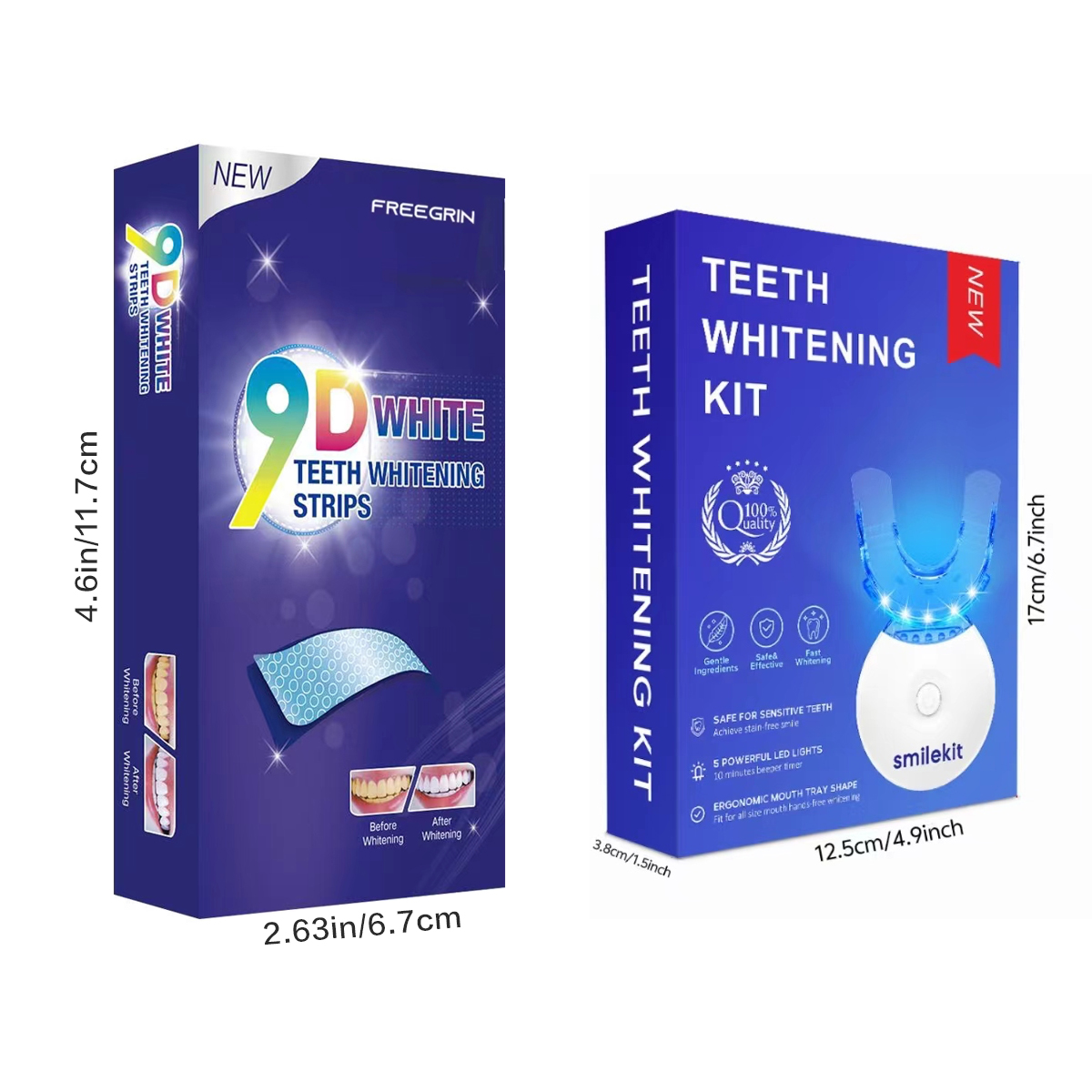 Teeth Whitening Kit - 5X LED L - огляд і ціна Teeth Whitening Retainer