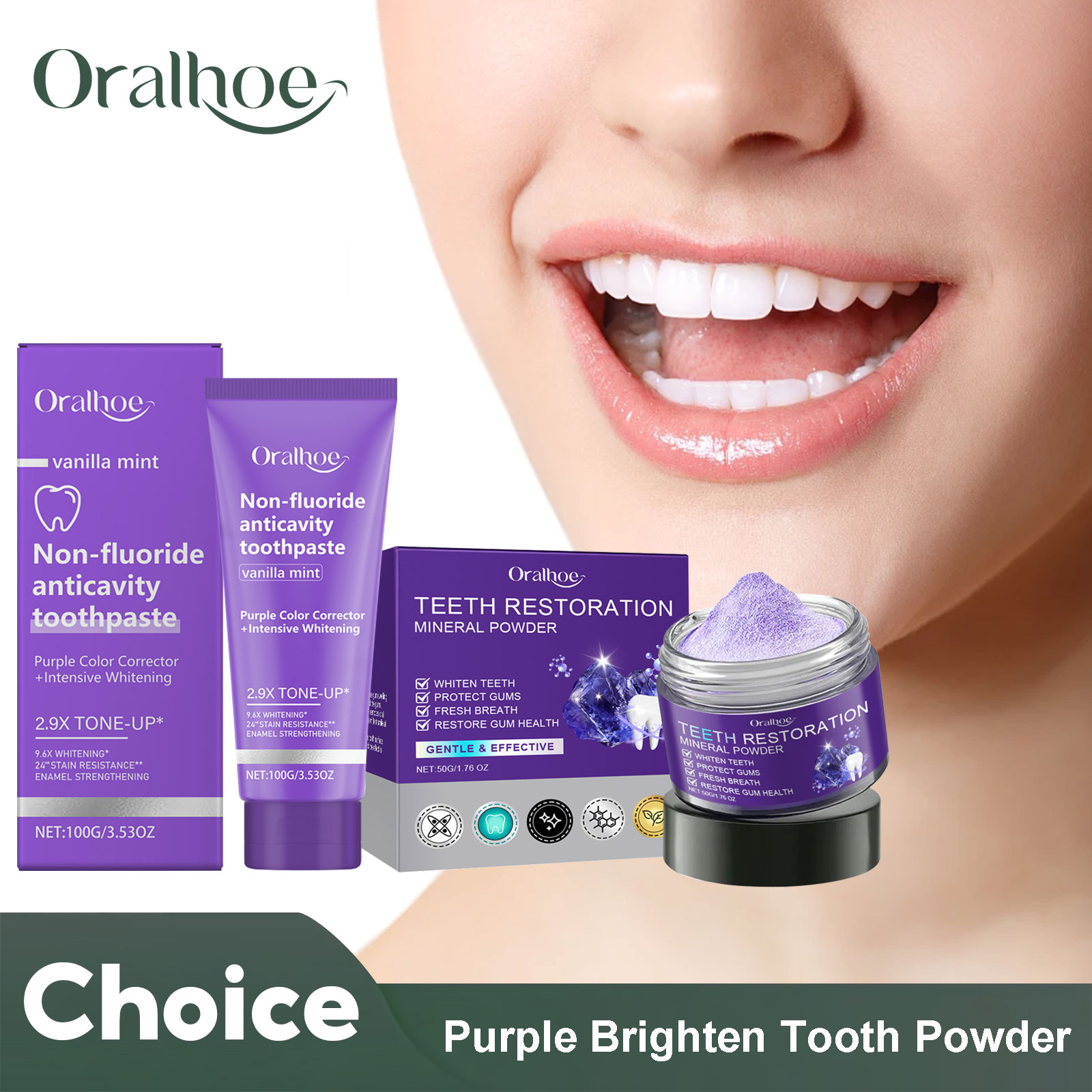 Teeth Restoration Mineral Powd - огляд і ціна Teeth Whitening Street