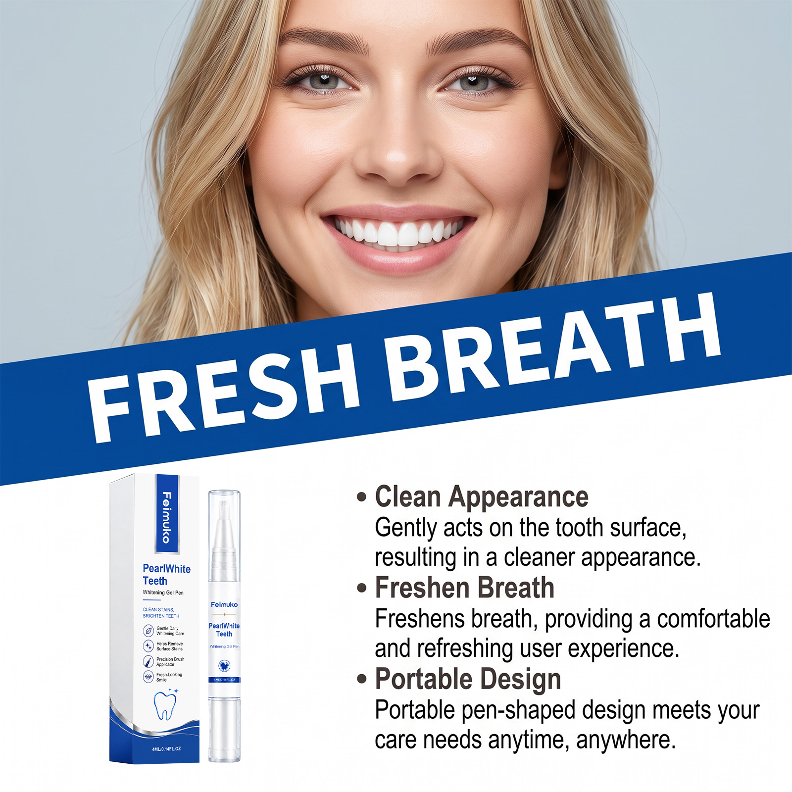 Portable Teeth Whitening Gel P - огляд і ціна Teeth Whitening Pens