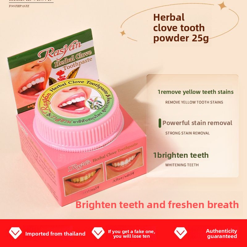 Thai Clove/coconut Tooth Powde - огляд і ціна Teeth Whitening Street